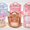 standing bag - 2Young Cutie Backpack Handle Zipper Bag Set