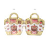 2Young Cutie Handle Zipper Tote Bag Set
