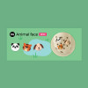 06 Animal face - Dailylike Silicone Charm Set of 3 Pcs 05-08