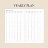 Yearly plan - 2026 Official Slim Dated Monthly Planner Scheduler