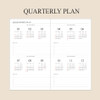 Quarterly plan - 2026 Official Slim Dated Monthly Planner Scheduler