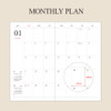 Monthly Plan - Indigo 2027 Official Slim Dated Monthly Planner Diary