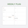 Weekly Plan -Indigo 2027 Prism B6 Dated Weekly Diary Planner