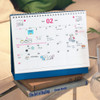 Dated Calendar - Indigo 2027 Prism Desk Calendar