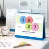 Indigo 2027 Prism Desk Calendar