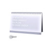 Gray - Wanna This DO 6 Months Dateless Weekly Desk Study Planner