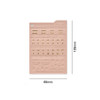 Size - Plepic Classy Twinkle PU Index Sticker