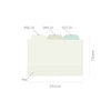 Size - Plepic Collage Wide Folder Index Sticky Notepad Set