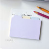 01 Cotton Candy - Plepic Collage Wide Folder Index Sticky Notepad Set