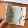 Usage example of Plepic Collage Wide Folder Index Sticky Notepad Set