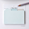 03 Sandy Beach - Plepic Collage Wide Folder Index Sticky Notepad Set