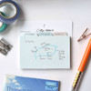 Usage example of Plepic Collage Wide Folder Index Sticky Notepad Set