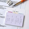 Usage example of Plepic Collage Wide Folder Index Sticky Notepad Set
