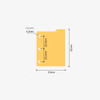 Size - Plepic Freestyle Small 3-Hole Refill Paper Index Notepad