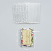 17 Card pockets - Plepic Freestyle Small 3-Hole Refill Paper Index Notepad