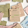 Usage example of Plepic Freestyle Small 3-Hole Refill Paper Index Notepad