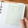 Usage example of Plepic Big Index Sticky Planner Notepad