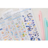 Mellee Factory Deco Blue Removable Sticker Pack
