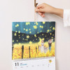 Wall calendar - Indigo 2025 Kim Ji Hyuck Illustration Wall Calendar