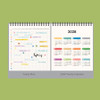 Yearly Plan & 2028 Yearly Calendar - Gunmangzeung 2027 X2 Dual Life Desk Calendar