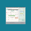 Front Monthly Scheduler - GMZ 2026 Check Dual Life Desk Calendar Scheduler