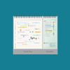 Yearly Scheduler - GMZ 2026 Check Dual Life Desk Calendar Scheduler