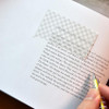 Usage example of Plepic Moist Square Tracing Sticky Notepad
