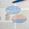 Usage example of Plepic Moist Round Tracing Sticky Notepad