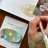 Usage example of Plepic Moist Round Tracing Sticky Notepad