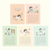 Calendar pages - Indigo 2026 Daily Life A4 Wall Calendar