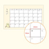 Block size - Indigo 2026 Daily Life Desk Calendar