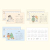 Calendar pages - Indigo 2026 Daily Life Desk Calendar