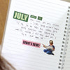 Lined note - Indigo 2025 Gibon A5 Dated Weekly Planner