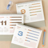 Usage example of Iconic 2026 Color Palette Desk Calendar