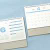 Double-sided calendar - Iconic 2026 Color Palette Desk Calendar