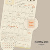 Monthly Plan - Iconic Flow 6 Months Desk Study Planner
