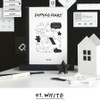 White - Iconic 2026 Doodle A5 Dated Weekly Planner
