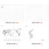 Contents of 2027 Simple Medium Dated Weekly Planner