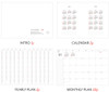 Contents of 2027 Simple Large Dated Monthly Planner