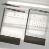Double-sided calendar - Iconic 2026 Standing Flip Monthly Desk Calendar