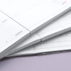 Opens flat - Iconic 2026 Record On A5 Dated Weekly Diary Planner