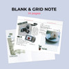 Blank Note & Grid Note - ICONIC 2027 Record On A5 Dated Weekly Diary Planner