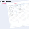 Checklist - Iconic 2026 Record On B6 Dated Weekly Diary Planner