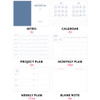 Planner pages - Iconic 2026 Record On B6 Dated Weekly Diary Planner