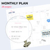 Monthly Plan - Iconic 2026 Record On B6 Dated Weekly Diary Planner