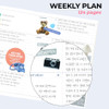 Weekly Plan - Iconic 2026 Record On B6 Dated Weekly Diary Planner