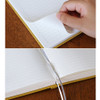 100gsm Paper & 2 Ribbon Bookmarks - Indigo 2027 Official B6 Dated Daily Diary Journal