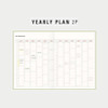 Yearly Plan - Antenna Shop 2027 Table Talk B5 Dated Monthly Planner
