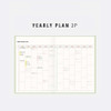 Yearly Plan - Antenna Shop 2026 Table Talk B6 Dated Monthly Planner