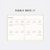 Yearly Note - Antenna Shop 2026 Table Talk B6 Dated Monthly Planner